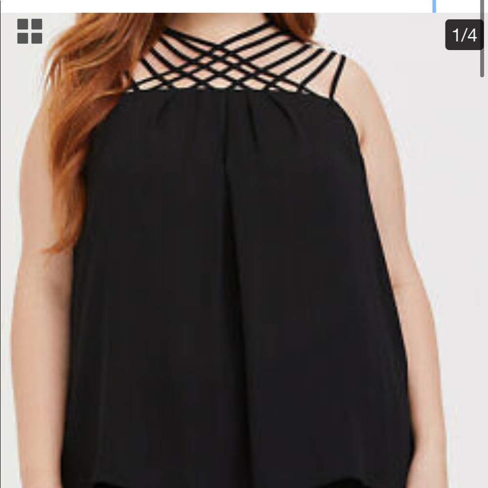 Black Strappy Tank